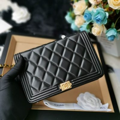 Wholesale Luxury Chanel Lambskin Leboy Woc Chain Bag 80287