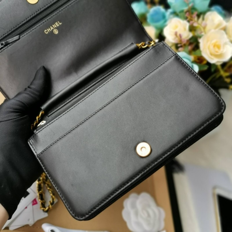 Wholesale Luxury Chanel Lambskin Leboy Woc Chain Bag 80287 - Image 6