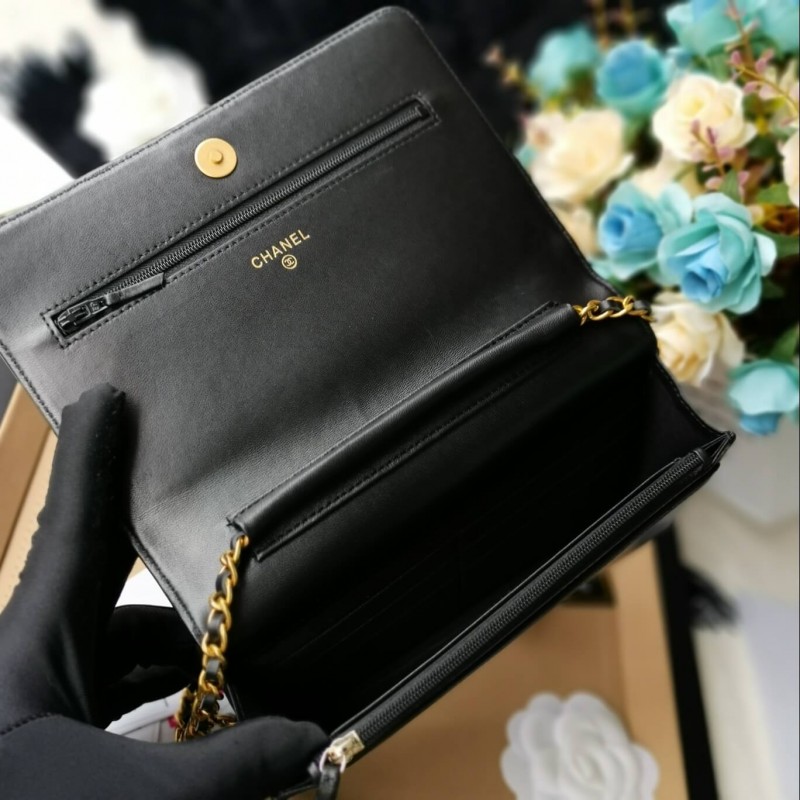 Wholesale Luxury Chanel Lambskin Leboy Woc Chain Bag 80287 - Image 8