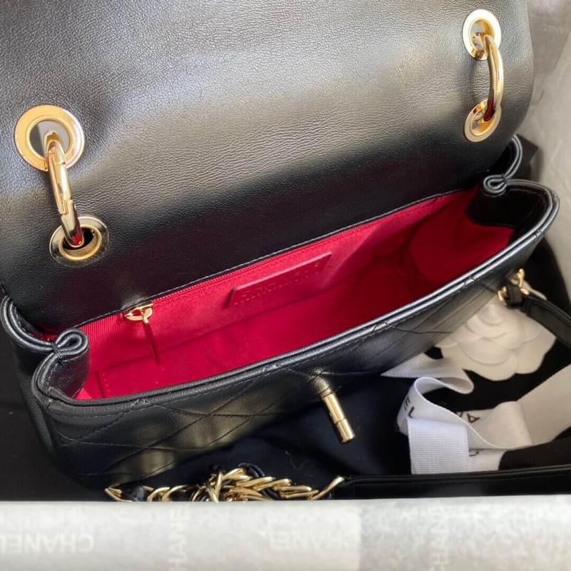 Wholesale Luxury Chanel Lambskin Medium Flap Bag As2318 - Image 8