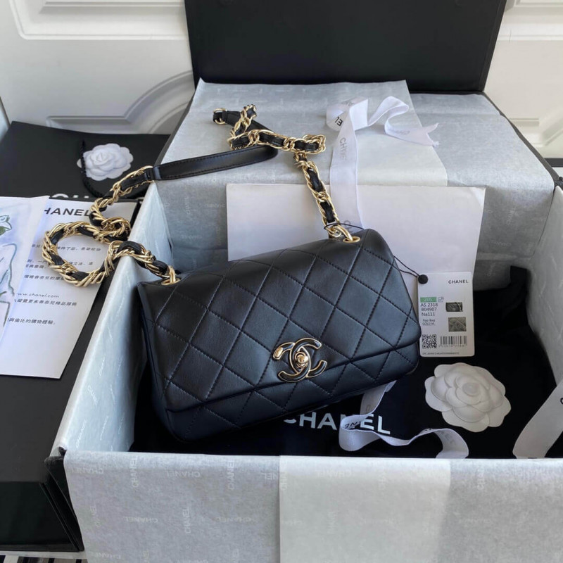 Wholesale Luxury Chanel Lambskin Medium Flap Bag As2318