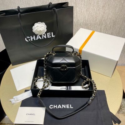 Alternative view of Wholesale Luxury Chanel Lambskin Small Vanity Case As2630 Black