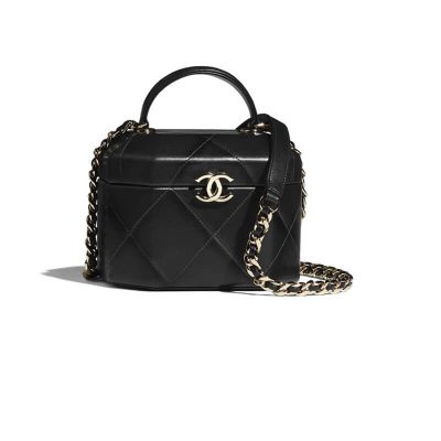 Wholesale Luxury Chanel Lambskin Small Vanity Case As2630 Black
