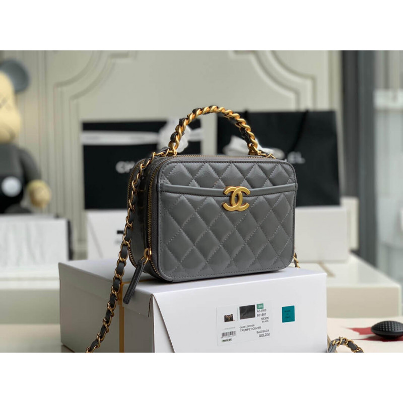 Wholesale Luxury Chanel Lambskin Vanity Case As2179 - Image 3