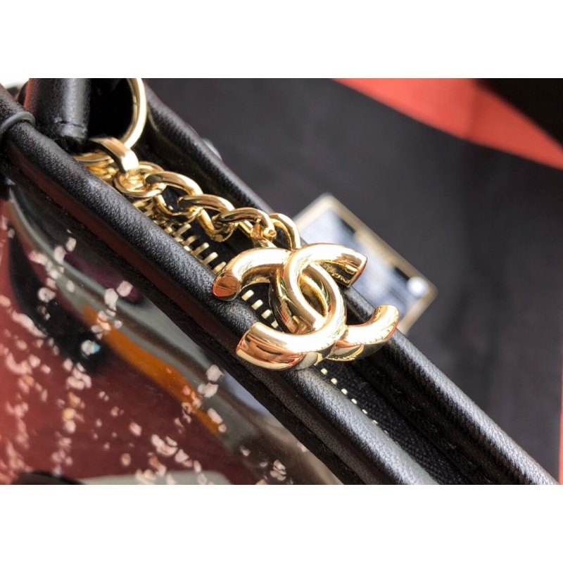Wholesale Luxury Chanel Large Tweed Pvc Logo Pouches Ap0360 - Image 4
