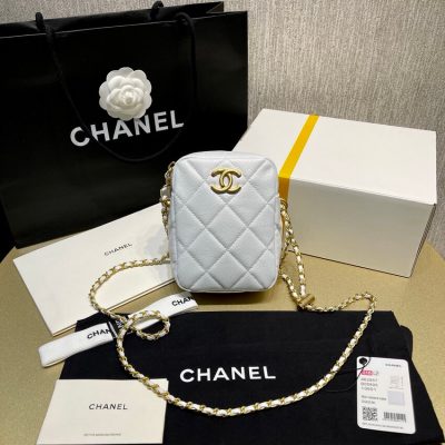 Wholesale Luxury Chanel Mini Camera Bag Iridescent Grained Calfskin Bag As2857