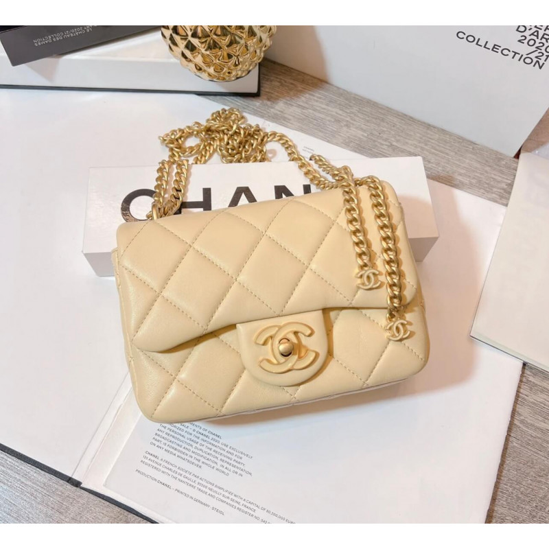 Wholesale Luxury Chanel Mini Flap Bag In Lambskin With Enamel Cc As3113