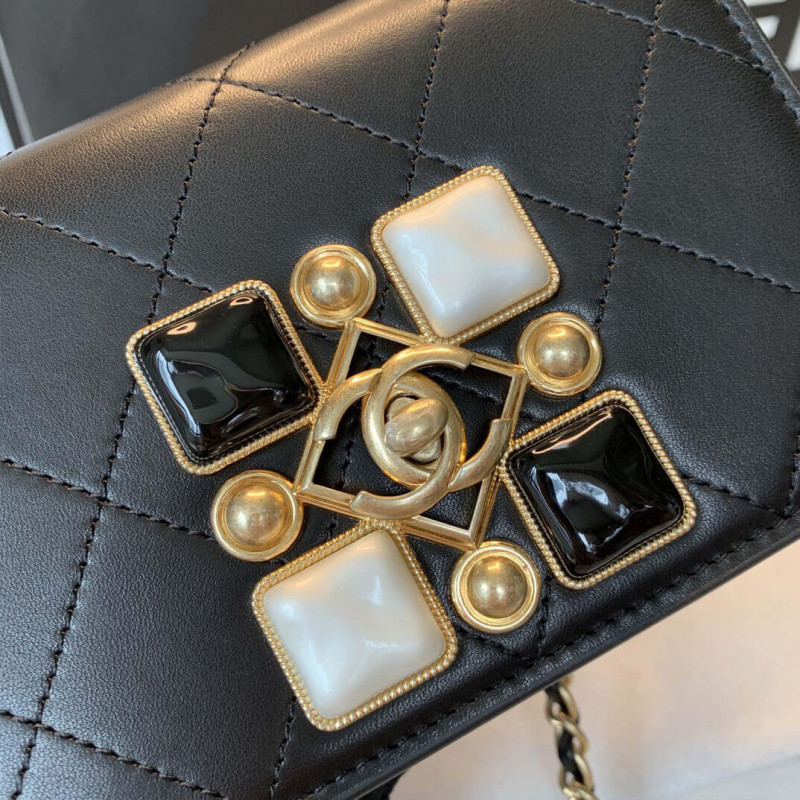 Wholesale Luxury Chanel Mini Flap Evening Bag B01962 - Image 7