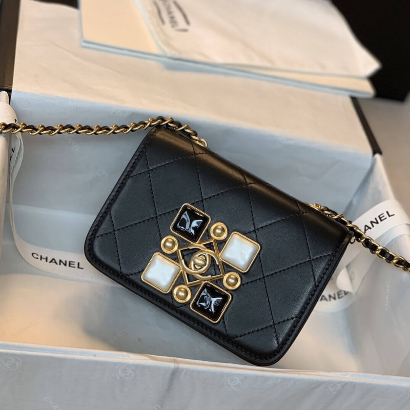 Wholesale Luxury Chanel Mini Flap Evening Bag B01962 - Image 10