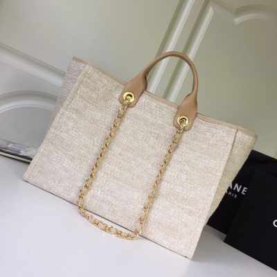 Alternative view of Wholesale Luxury Chanel Mixed Fibers Shopping Bag A66942