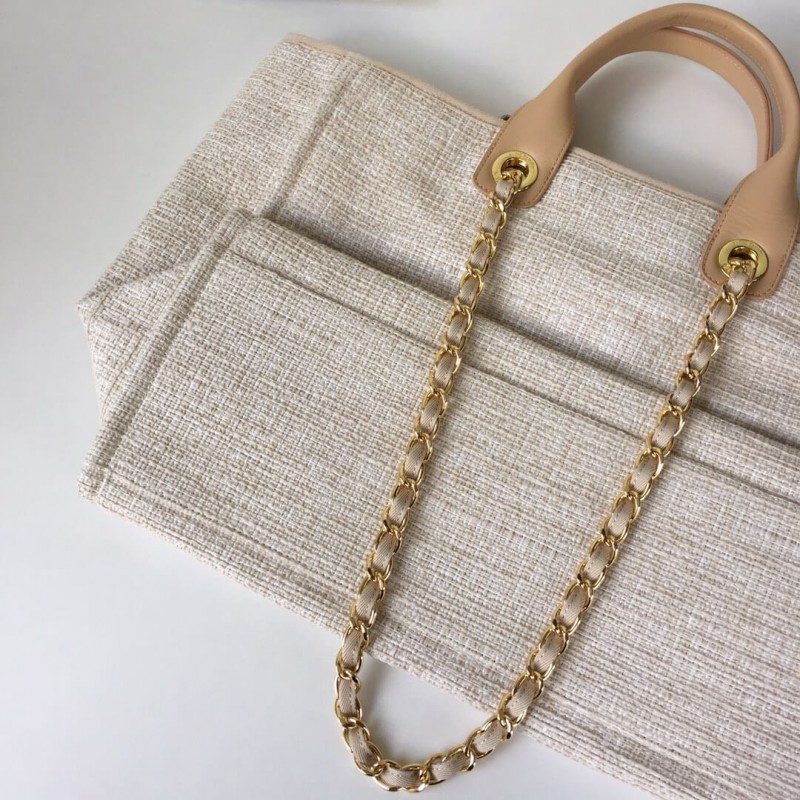 Wholesale Luxury Chanel Mixed Fibers Shopping Bag A66942 - Image 4