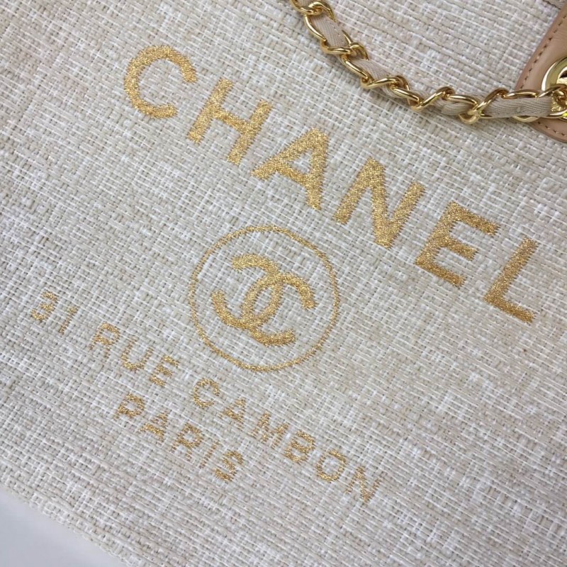 Wholesale Luxury Chanel Mixed Fibers Shopping Bag A66942 - Image 5