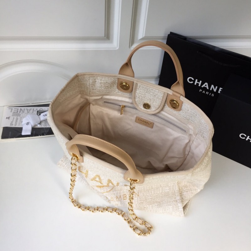 Wholesale Luxury Chanel Mixed Fibers Shopping Bag A66942 - Image 7