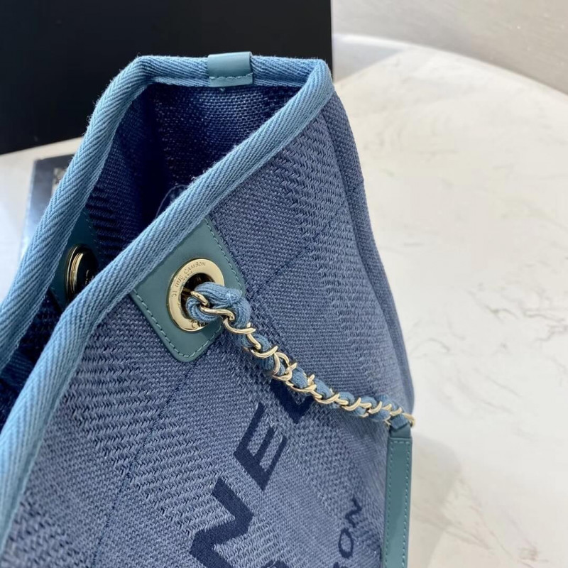 Wholesale Luxury Chanel Mixed Fibers Shopping Bag Pm A66939 - Image 5