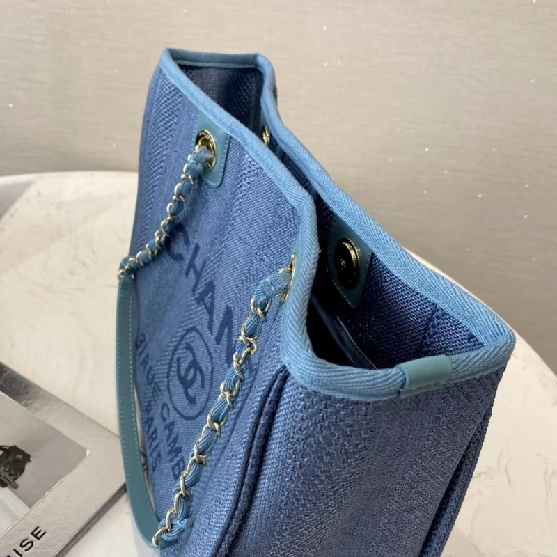 Wholesale Luxury Chanel Mixed Fibers Shopping Bag Pm A66939 - Image 7