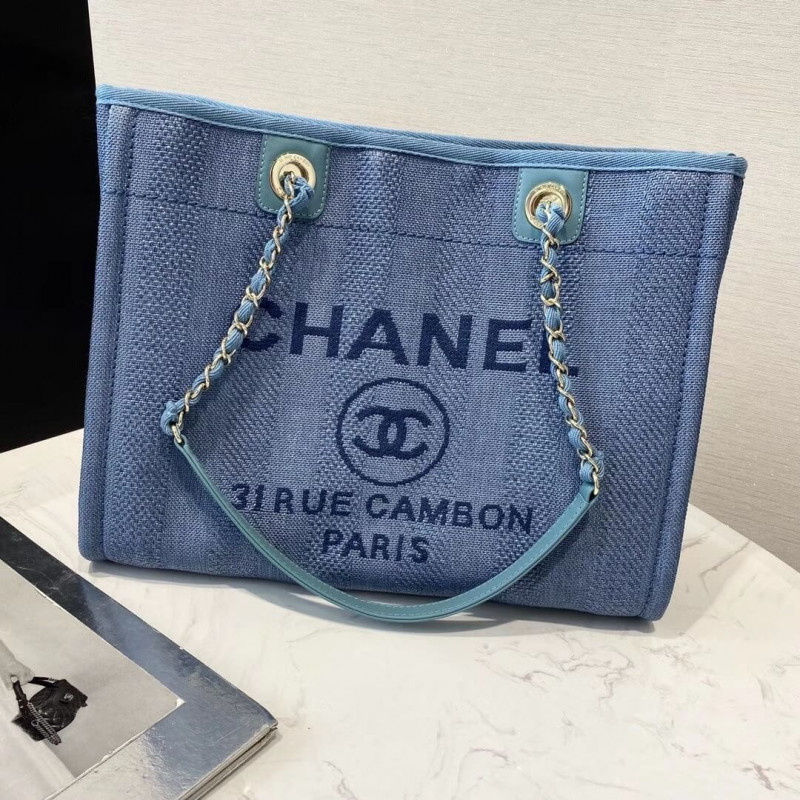 Wholesale Luxury Chanel Mixed Fibers Shopping Bag Pm A66939