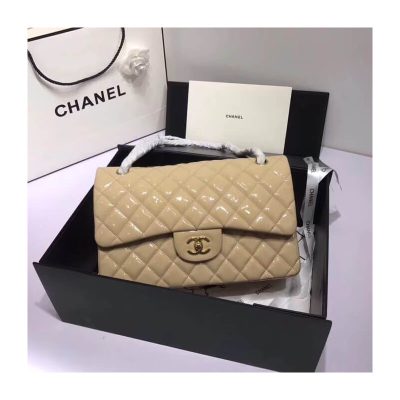 Wholesale Luxury Chanel Pantent Leather 30Cm Classic Flap Bag A1113