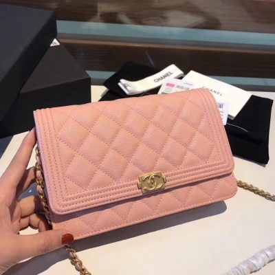 Alternative view of Wholesale Luxury Chanel Quilted Caviar Leboy Woc Chain Bag 80287