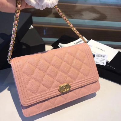 Wholesale Luxury Chanel Quilted Caviar Leboy Woc Chain Bag 80287