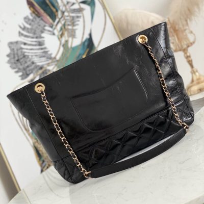 Alternative view of Wholesale Luxury Chanel Quilted Waxy Calfskin Shopping Bag 8345