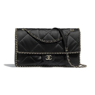 Wholesale Luxury Chanel Satin Flap Bag As1030