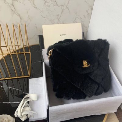 Alternative view of Wholesale Luxury Chanel Shearling Lambskin Bucket Bag As2241