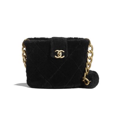 Wholesale Luxury Chanel Shearling Lambskin Bucket Bag As2241
