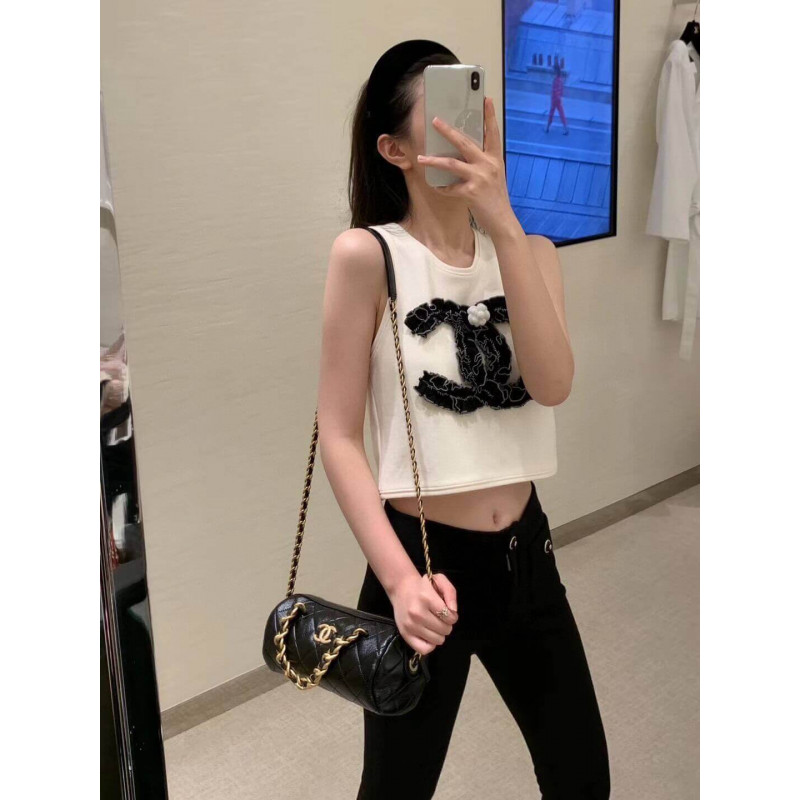 Wholesale Luxury Chanel Shiny Lambskin Small Bowling Bag As1899 - Image 3