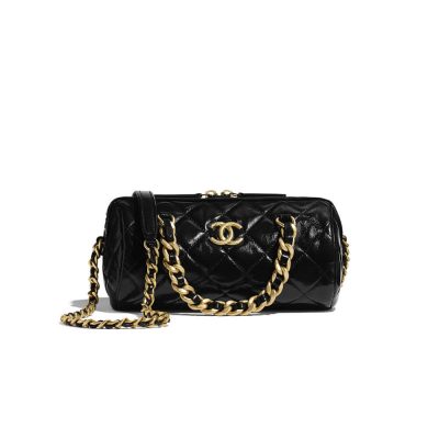 Wholesale Luxury Chanel Shiny Lambskin Small Bowling Bag As1899