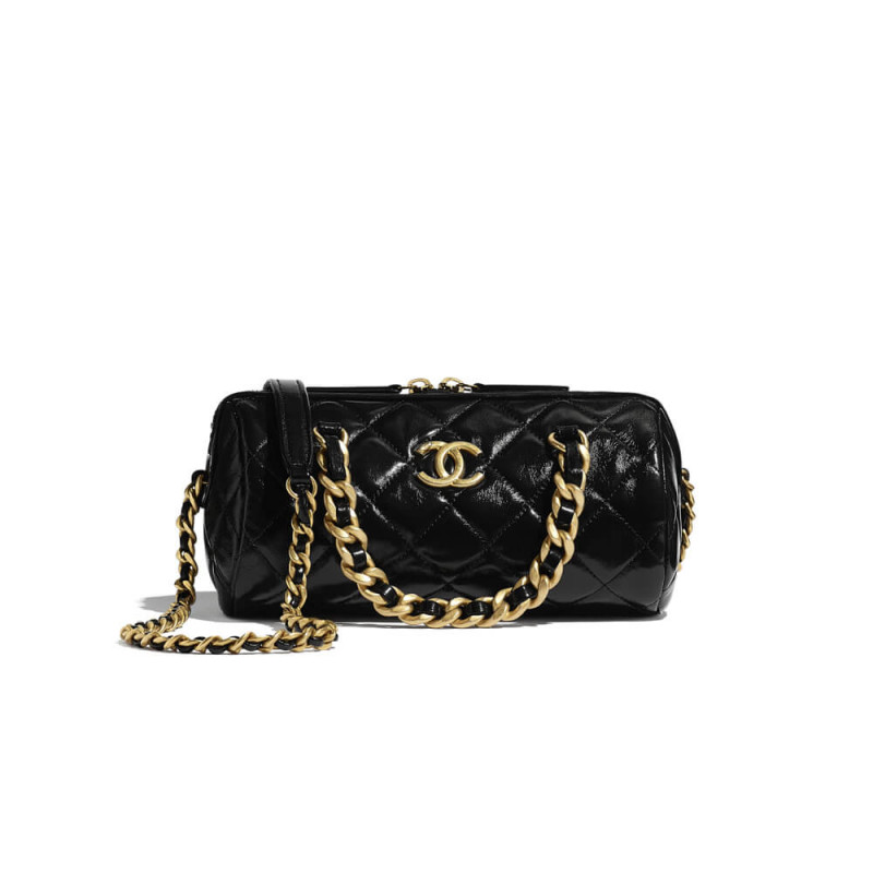 Wholesale Luxury Chanel Shiny Lambskin Small Bowling Bag As1899