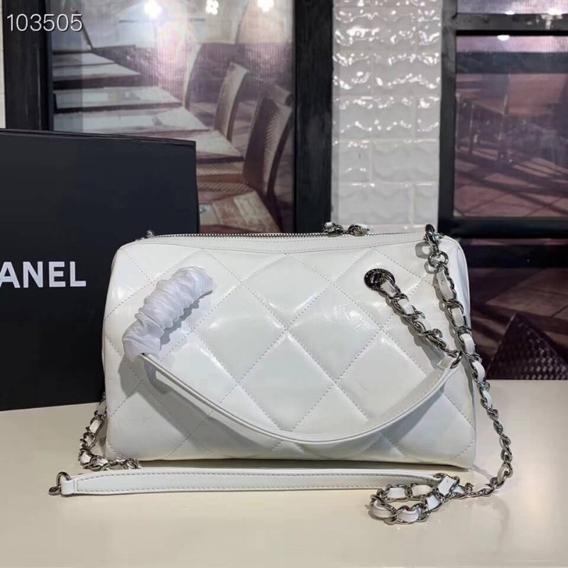Wholesale Luxury Chanel Small Bowling Bag In Calfskin As1321 - Image 3