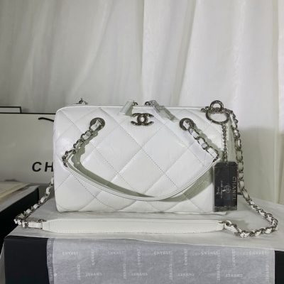 Wholesale Luxury Chanel Small Bowling Bag In Calfskin As1321