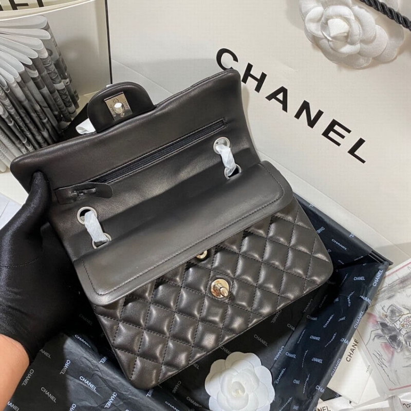 Wholesale Luxury Chanel Small Classic Double Flap Bag A01113 In Lambskin - Image 9