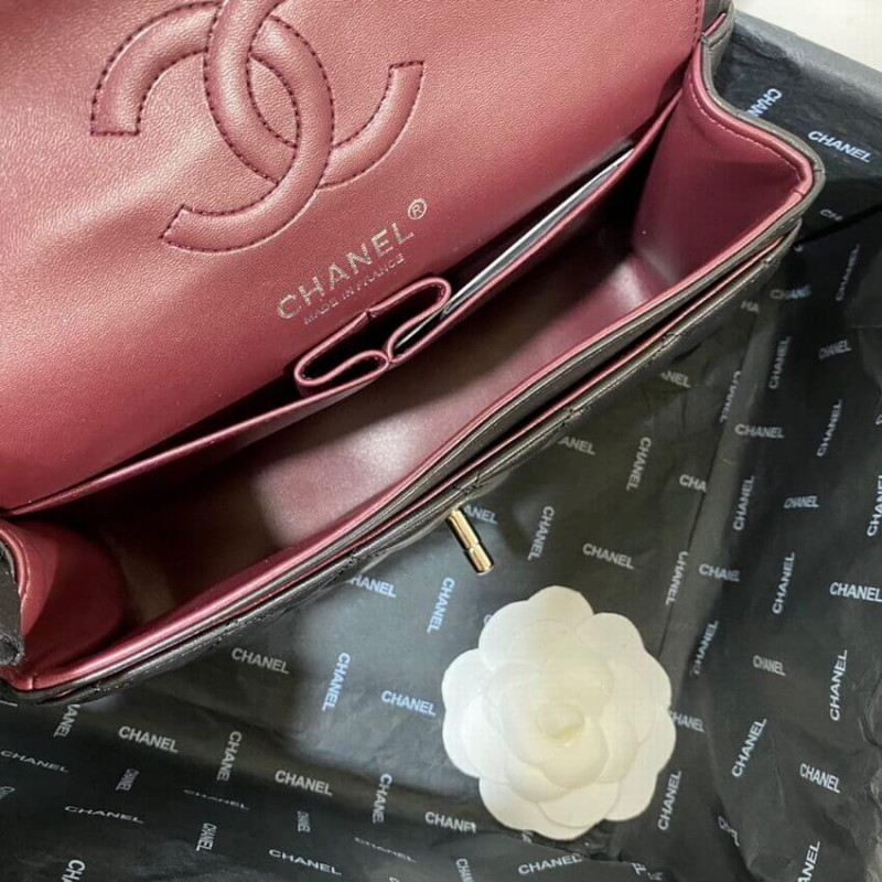 Wholesale Luxury Chanel Small Classic Double Flap Bag A01113 In Lambskin - Image 10