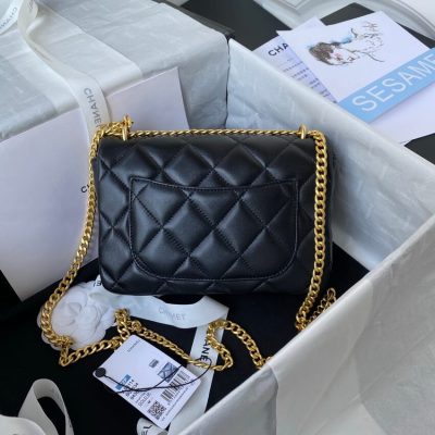 Alternative view of Wholesale Luxury Chanel Small Flap Bag In Lambskin With Enamel Cc As3114