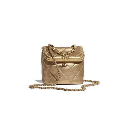 Wholesale Luxury Chanel Small Lambskin Kiss-Lock Bag As1885