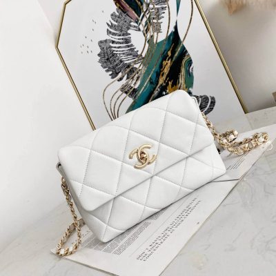 Wholesale Luxury Chanel Small Logo Strap Bag As2299