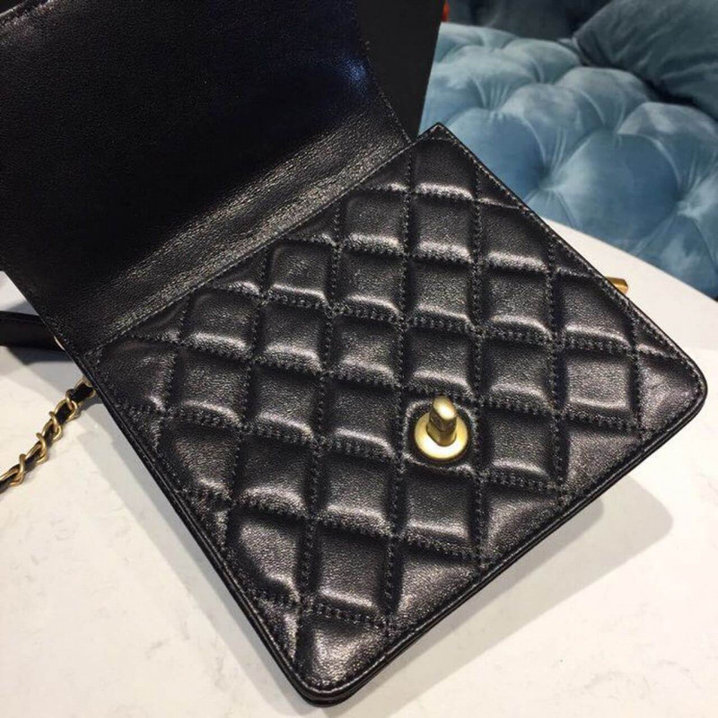 Wholesale Luxury Chanel Small Pearl Chain Flap Bag As0584 - Image 14