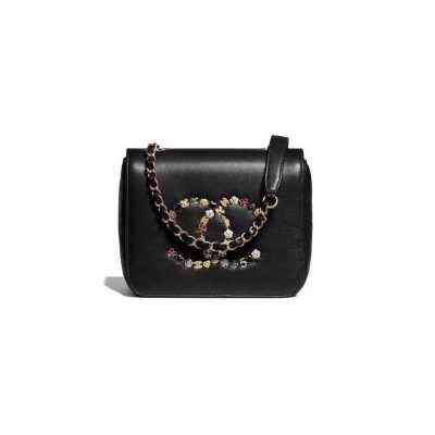 Wholesale Luxury Chanel Studded Cc Detail Flap Bag As1181
