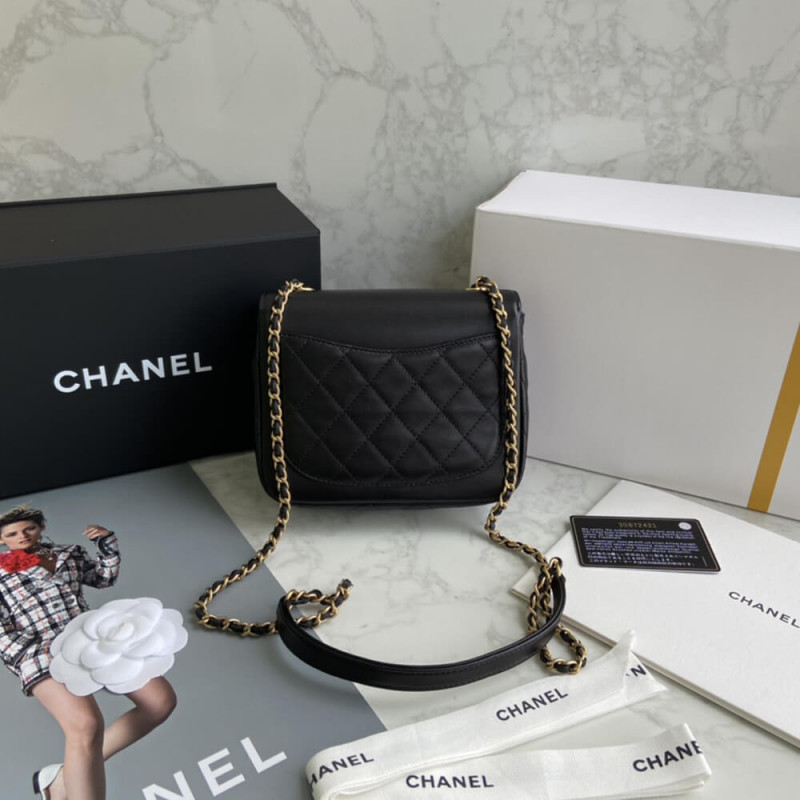 Wholesale Luxury Chanel Studded Cc Detail Flap Bag As1181 - Image 8
