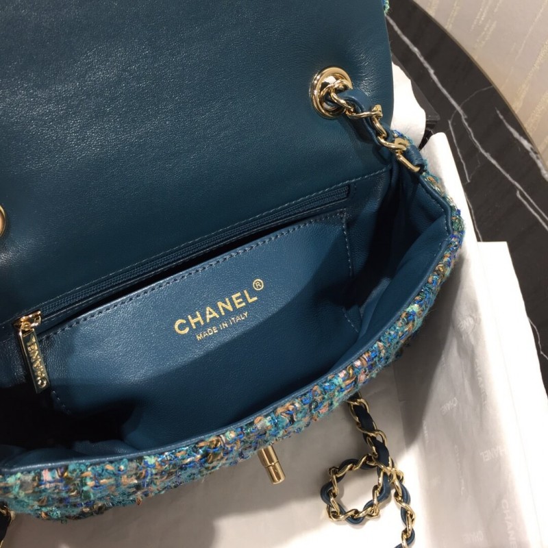 Wholesale Luxury Chanel Tweed Mini Flap Bag A69900 - Image 9