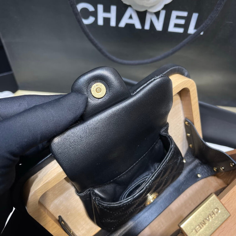 Wholesale Luxury Chanel Vanity Case Beech Wood As2926 Beige Black - Image 15
