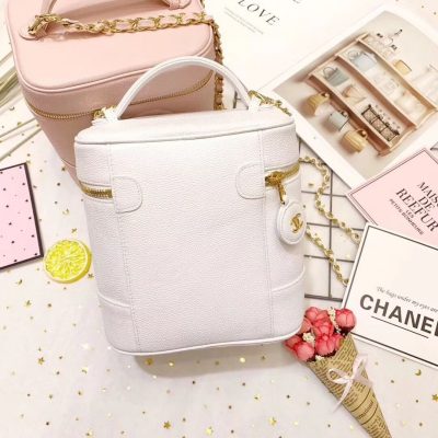 Alternative view of Wholesale Luxury Chanel Vintage Caviar Vanity Cosmetic Bag A12