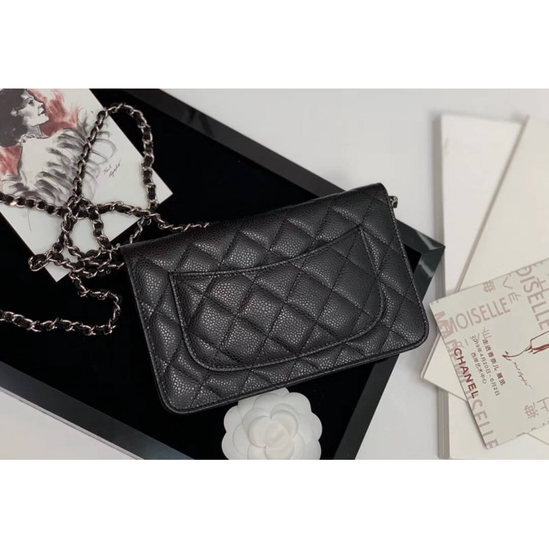 Wholesale Luxury Chanel Wallet On Chain Caviar Gold Hardware Bag 528725 - Image 3