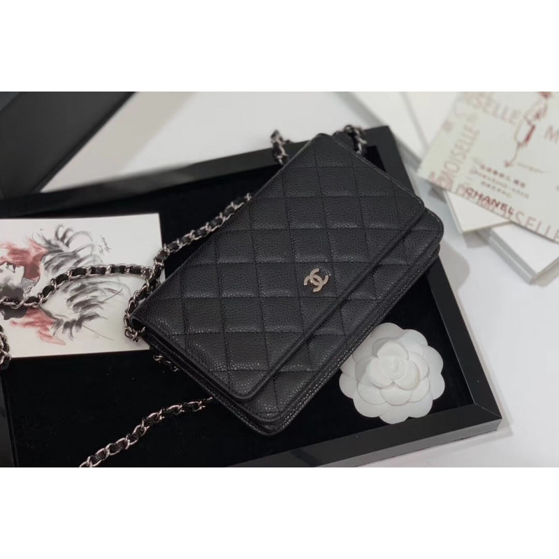 Wholesale Luxury Chanel Wallet On Chain Caviar Gold Hardware Bag 528725 - Image 4