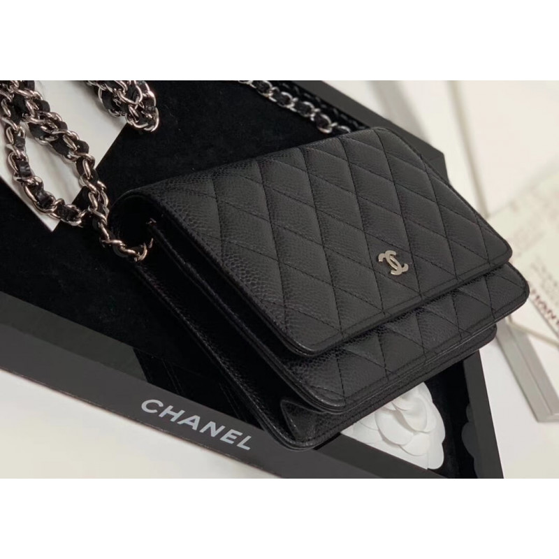 Wholesale Luxury Chanel Wallet On Chain Caviar Gold Hardware Bag 528725 - Image 5