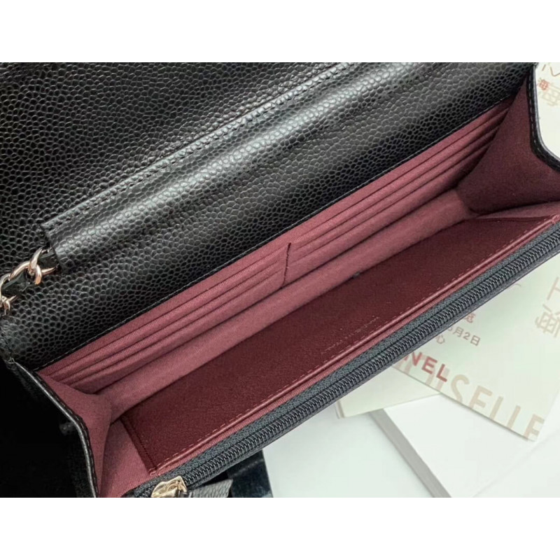 Wholesale Luxury Chanel Wallet On Chain Caviar Gold Hardware Bag 528725 - Image 6