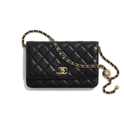 Wholesale Luxury Chanel Woc With Cc Details On Strap Ap1450 In Lambskin Aaa