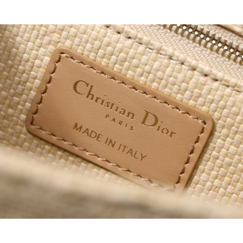 Wholesale Luxury Christian Dior 30 Montaigne Bag Natural Cannage Raffia M9203 - Image 11