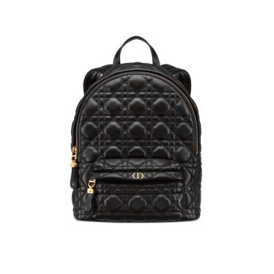 Wholesale Luxury Christian Dior Black Cannage Lambskin Small Backpack M9221